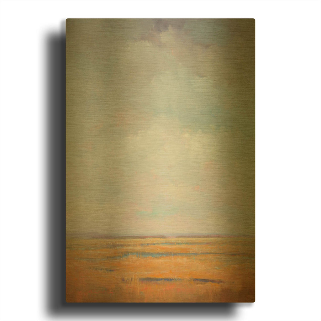'Midday Marsh' By William McCarthy Gold Metal Wall Art