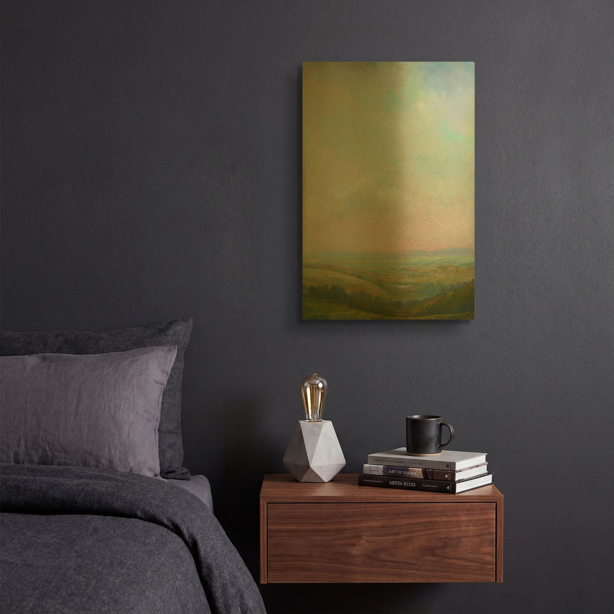 'Evening Glow' By William McCarthy Gold Metal Wall Art