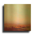 'Misty Orange And Red' By William McCarthy Gold Metal Wall Art