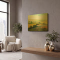 'Morning Mist' By William McCarthy Gold Metal Wall Art