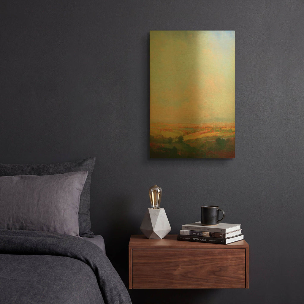 'Summer Bliss' By William McCarthy Gold Metal Wall Art