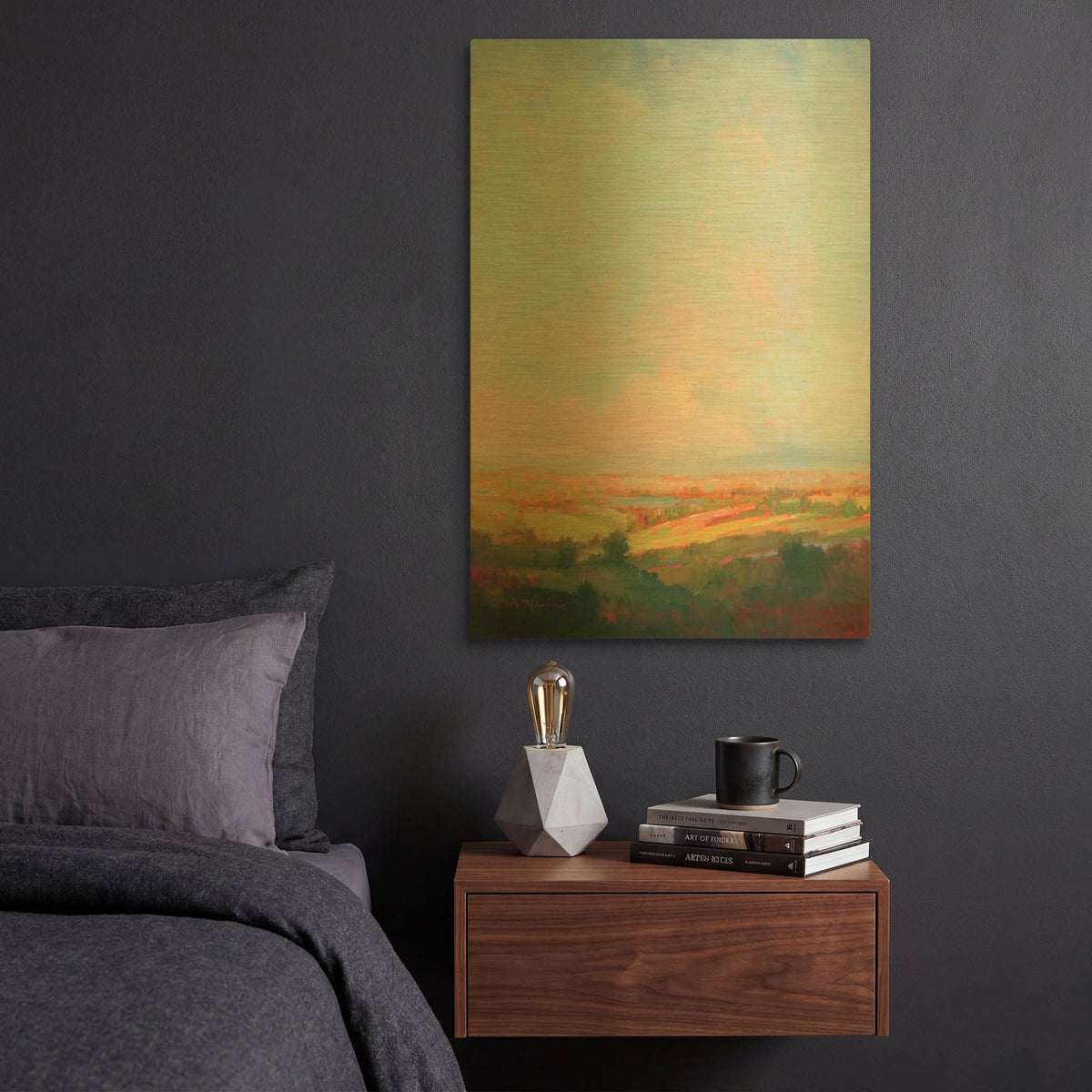 'Summer Bliss' By William McCarthy Gold Metal Wall Art