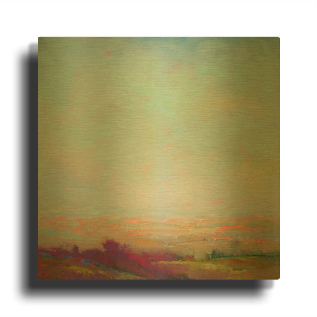 'Turns Red' By William McCarthy Gold Metal Wall Art
