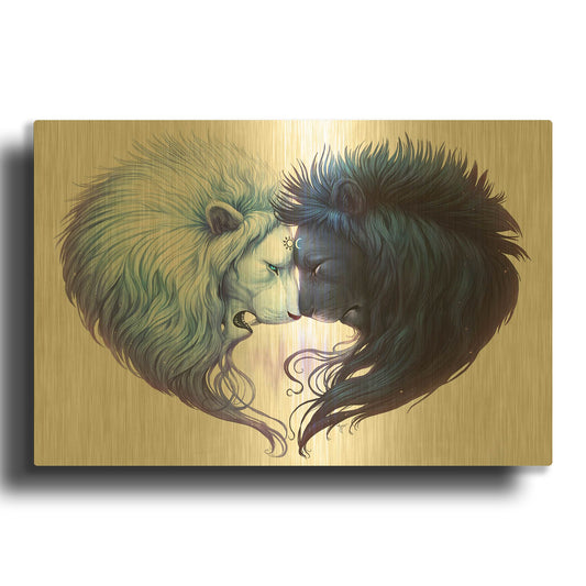 'Brotherhood' By JoJoes Art Gold Metal Wall Art