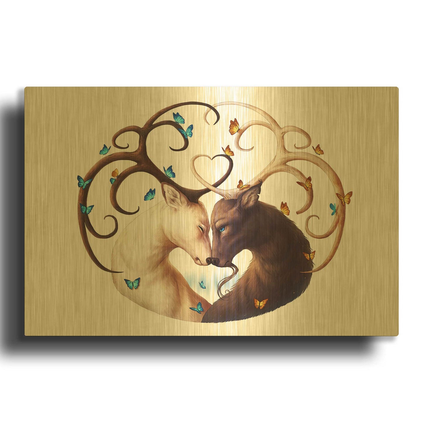 'Circle of Life' By JoJoes Art Gold Metal Wall Art