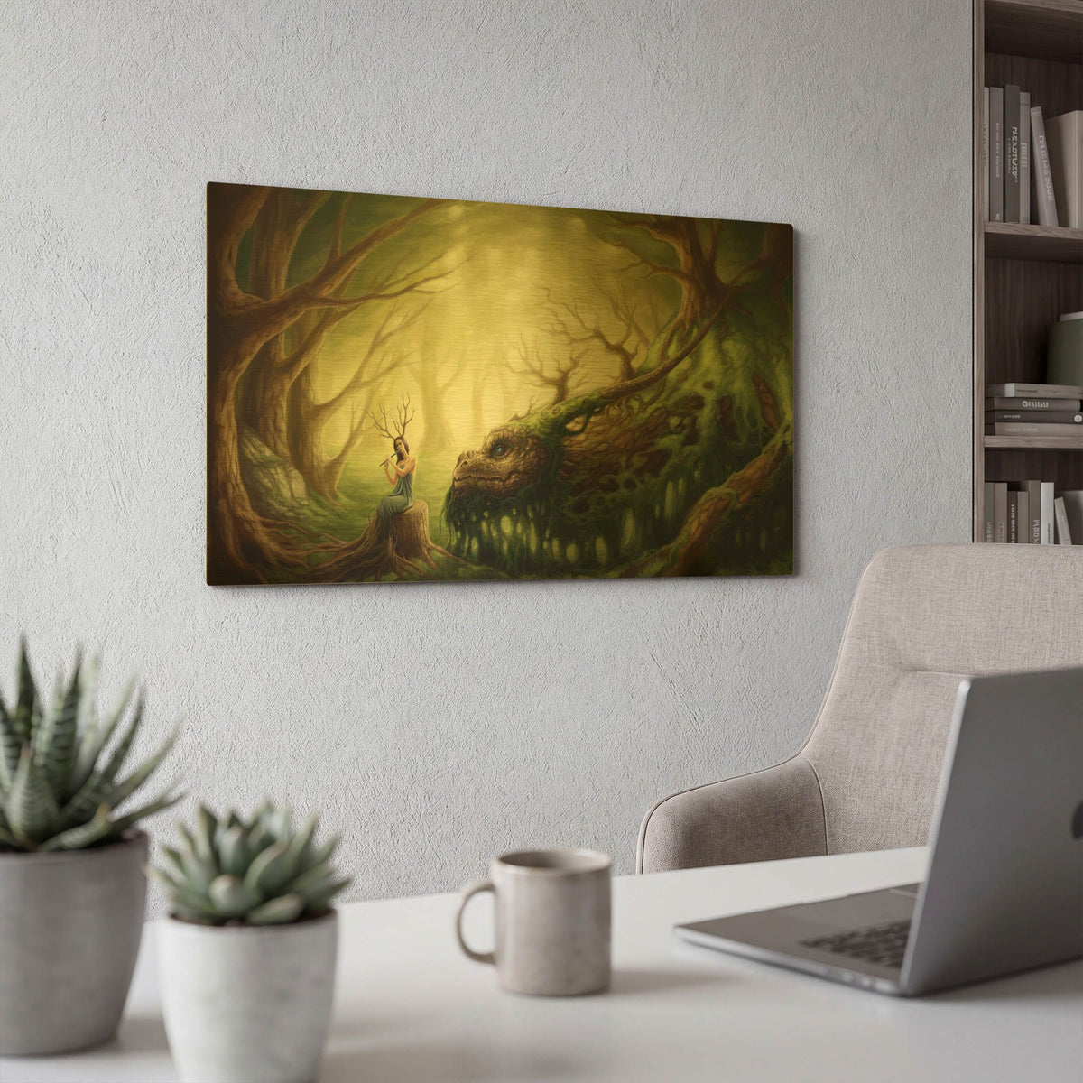 'Forgotten Fairytales' By JoJoes Art Gold Metal Wall Art