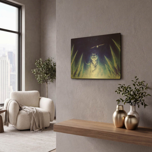 'Precursor' By JoJoes Art Gold Metal Wall Art