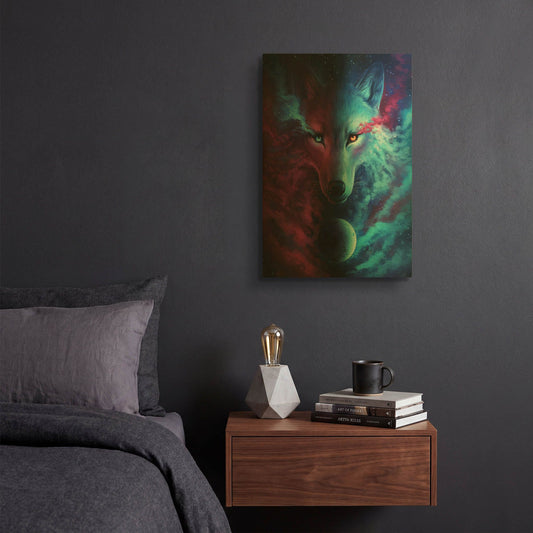 'Where Light and Dark Meet' By JoJoes Art Gold Metal Wall Art