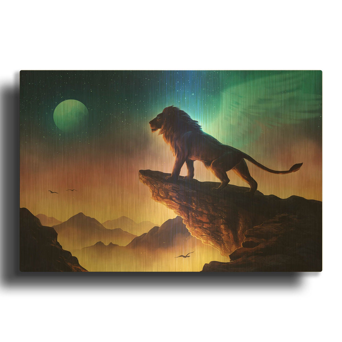 'Free Like a Bird' By JoJoes Art Gold Metal Wall Art