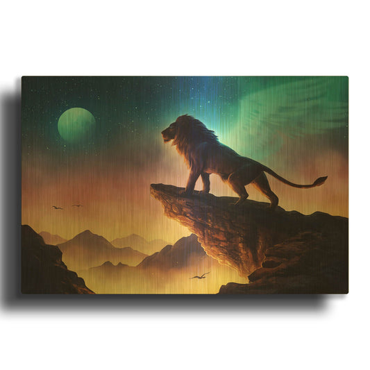 'Free Like a Bird' By JoJoes Art Gold Metal Wall Art