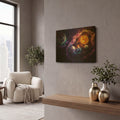 'JOJOES206791-Plan of Salvation' By JoJoes Art Gold Metal Wall Art