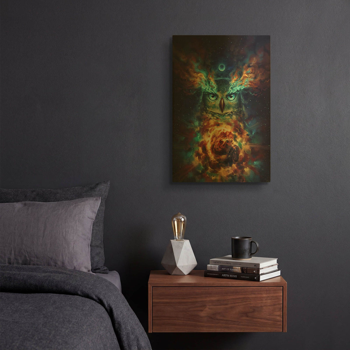 'JOJOES232436-Aurowla' By JoJoes Art Gold Metal Wall Art