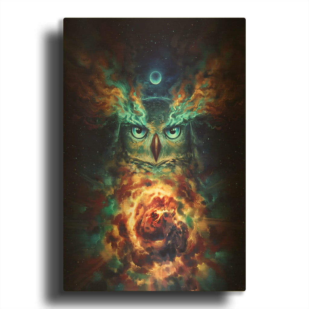 'JOJOES232436-Aurowla' By JoJoes Art Gold Metal Wall Art