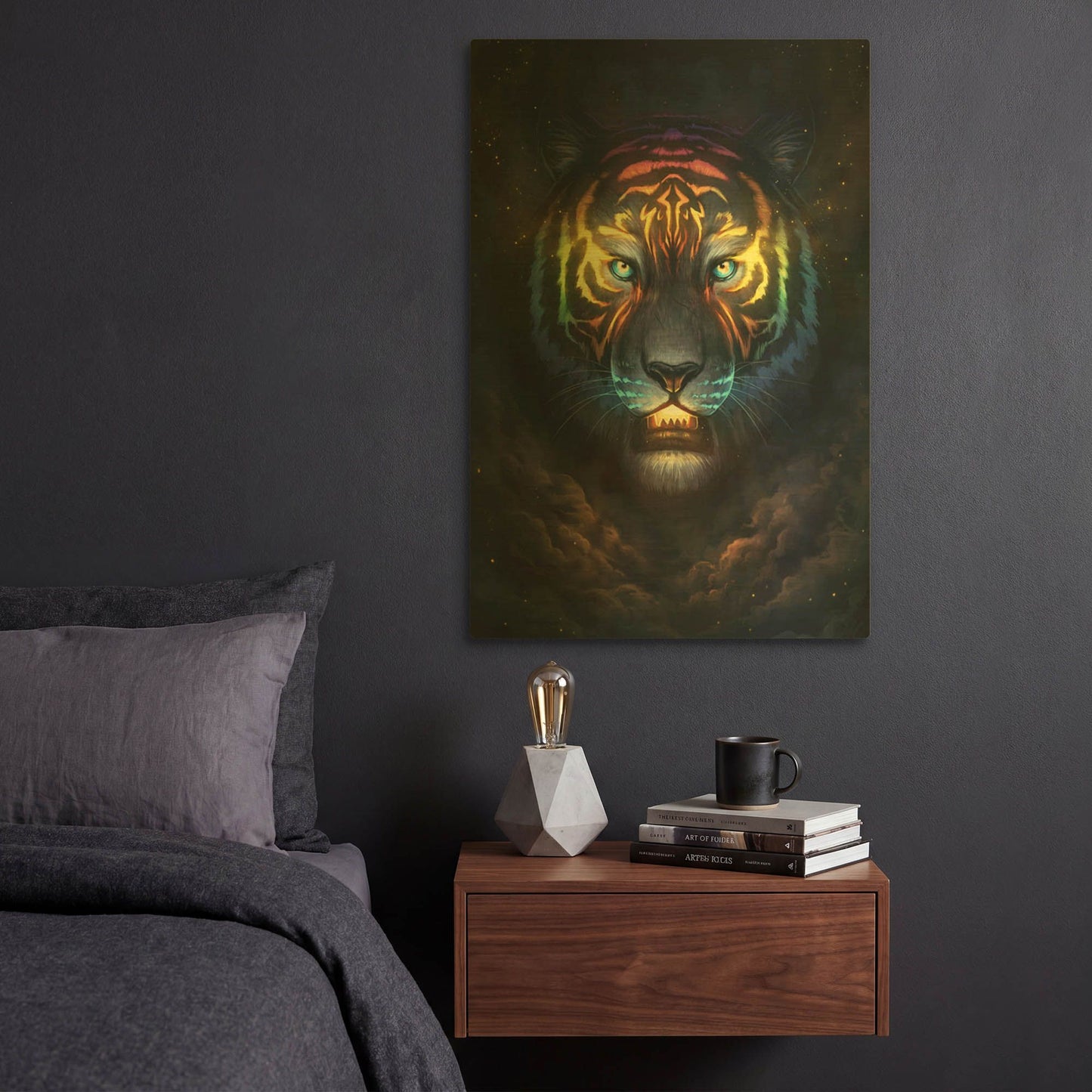 'JOJOES273425-Colorsoul' By JoJoes Art Gold Metal Wall Art