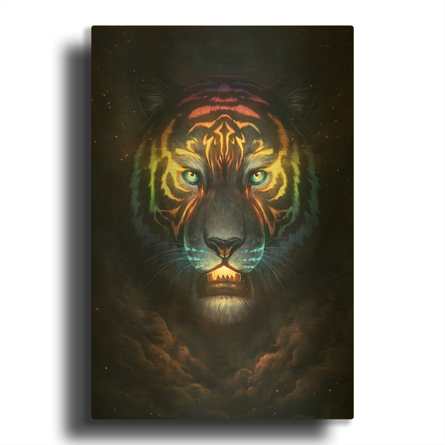 'JOJOES273425-Colorsoul' By JoJoes Art Gold Metal Wall Art