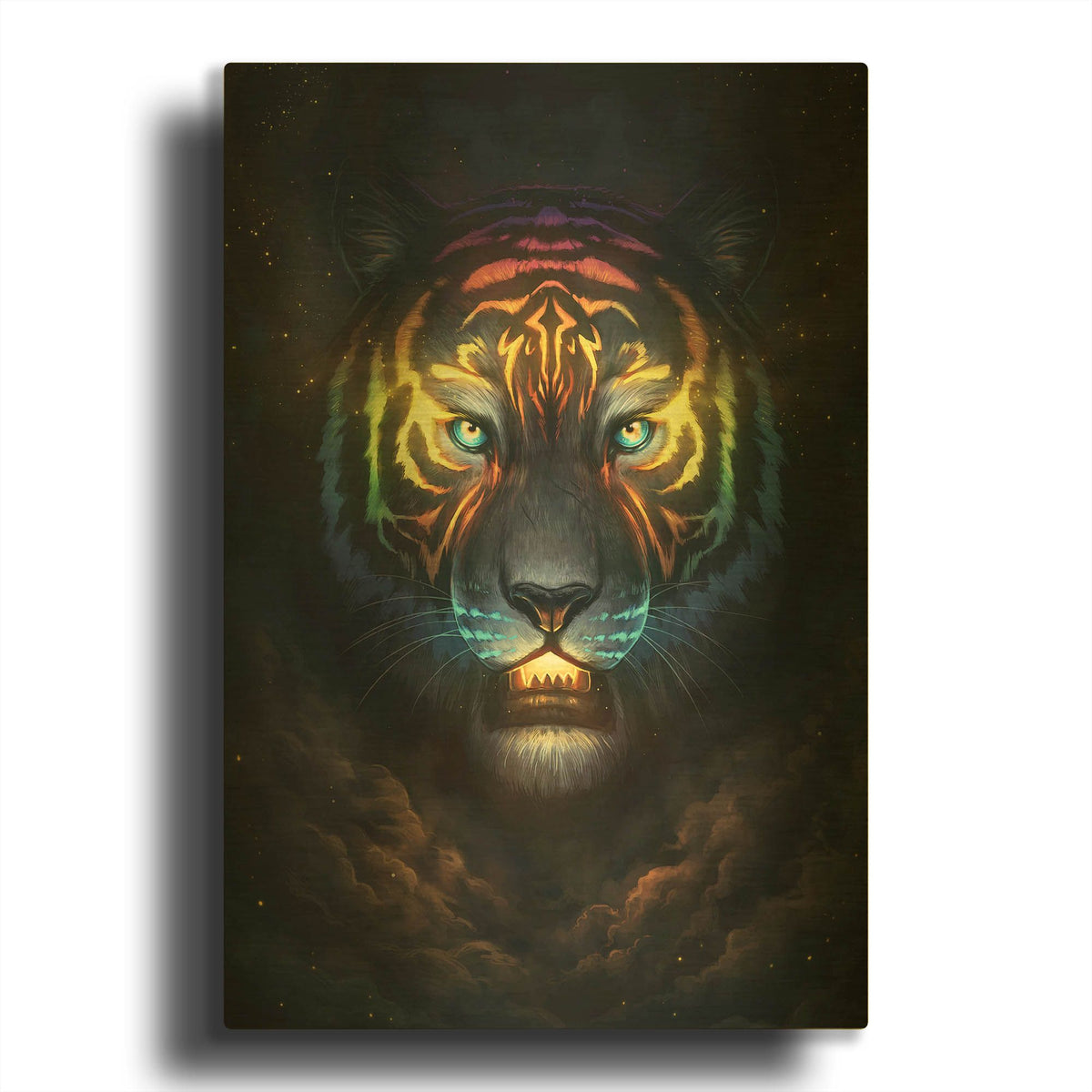 'JOJOES273425-Colorsoul' By JoJoes Art Gold Metal Wall Art