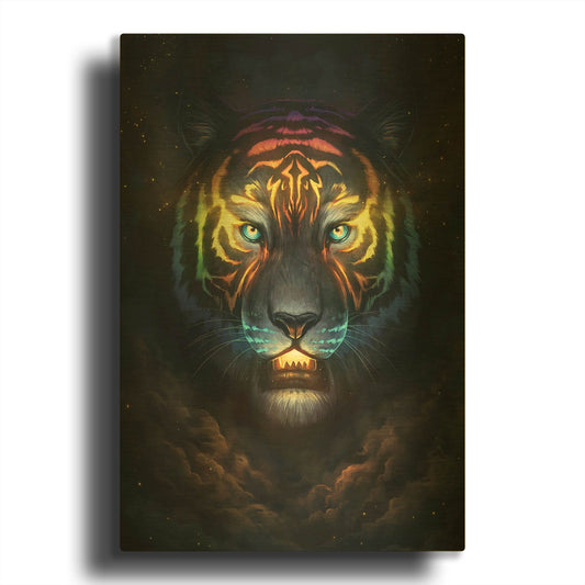 'JOJOES273425-Colorsoul' By JoJoes Art Gold Metal Wall Art