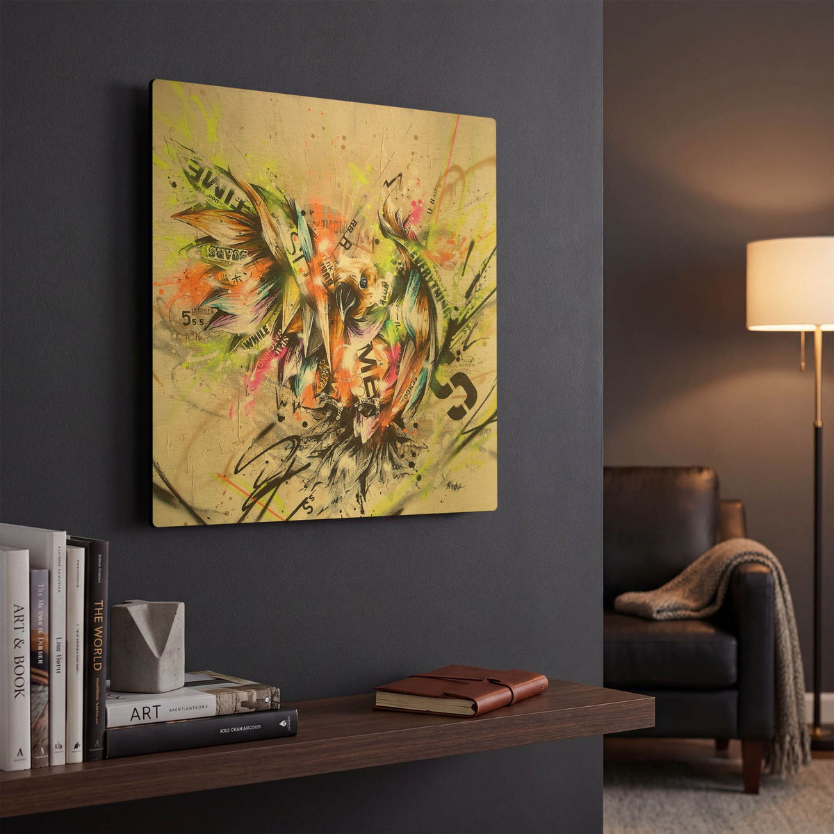 'Sprout' By Taka Sudo Gold Metal Wall Art