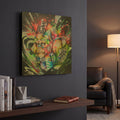 'Where the night falls' By Taka Sudo Gold Metal Wall Art