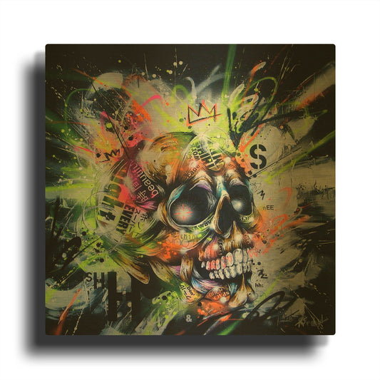 'Shine' By Taka Sudo Gold Metal Wall Art