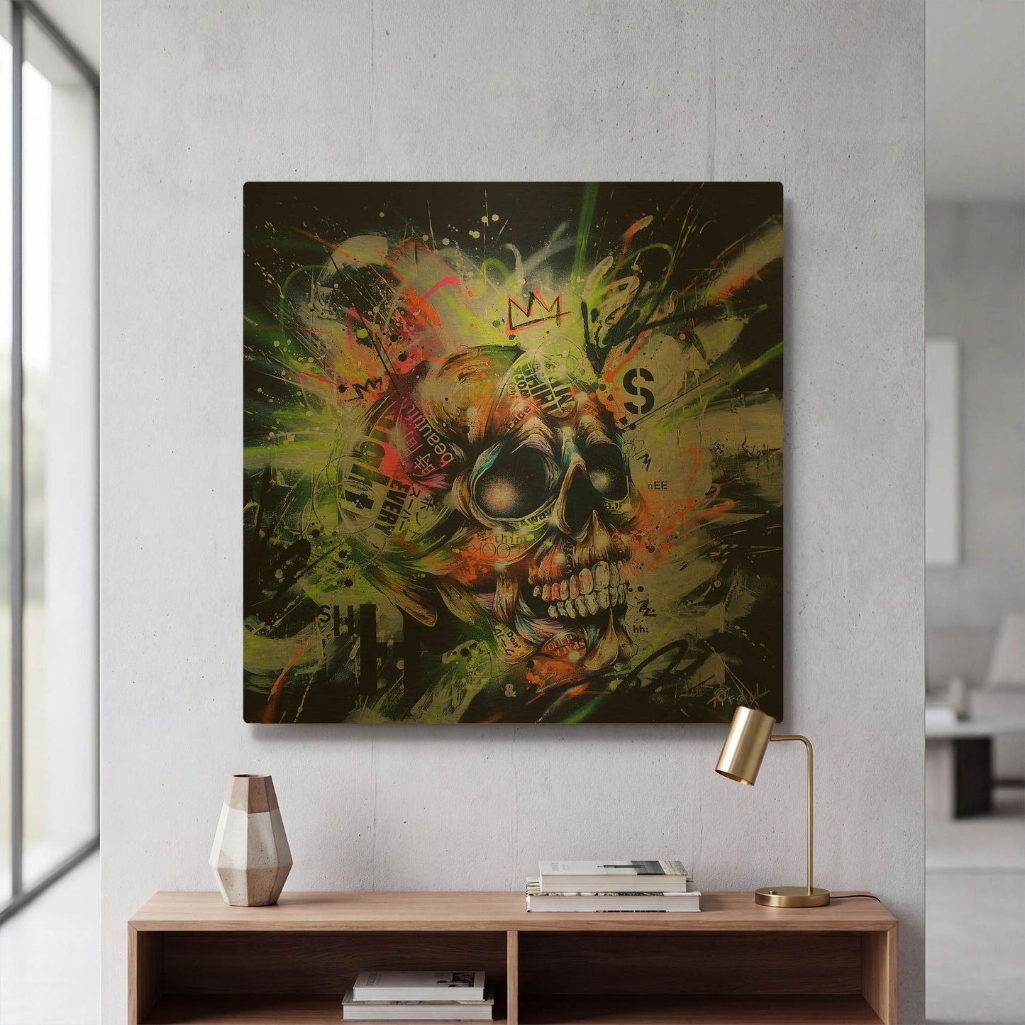 'Shine' By Taka Sudo Gold Metal Wall Art