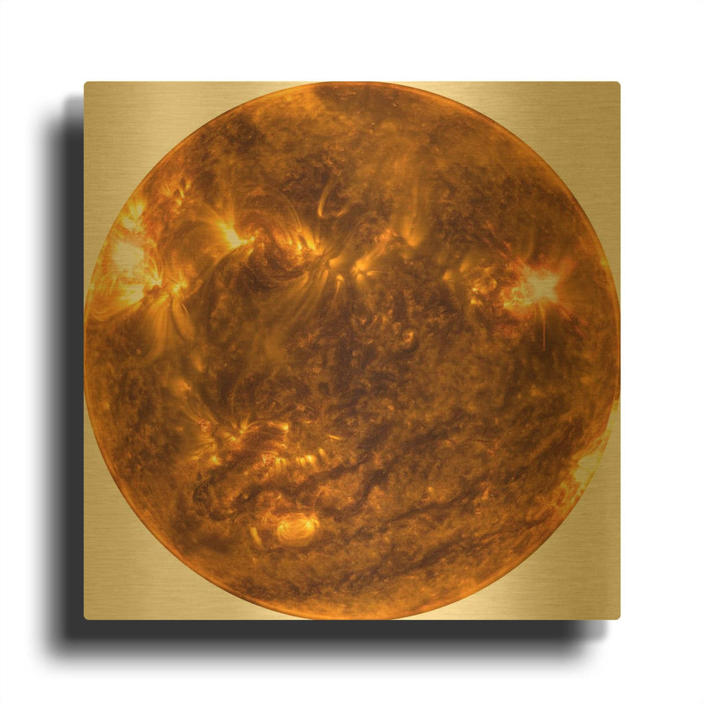 'The Sun copy' By Luxe Gold Metal Wall Art