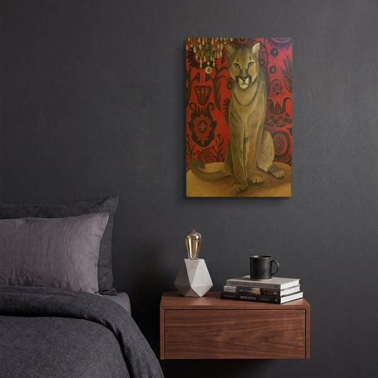 'Best Cougar 2' By Catherine A Nolin Gold Metal Wall Art
