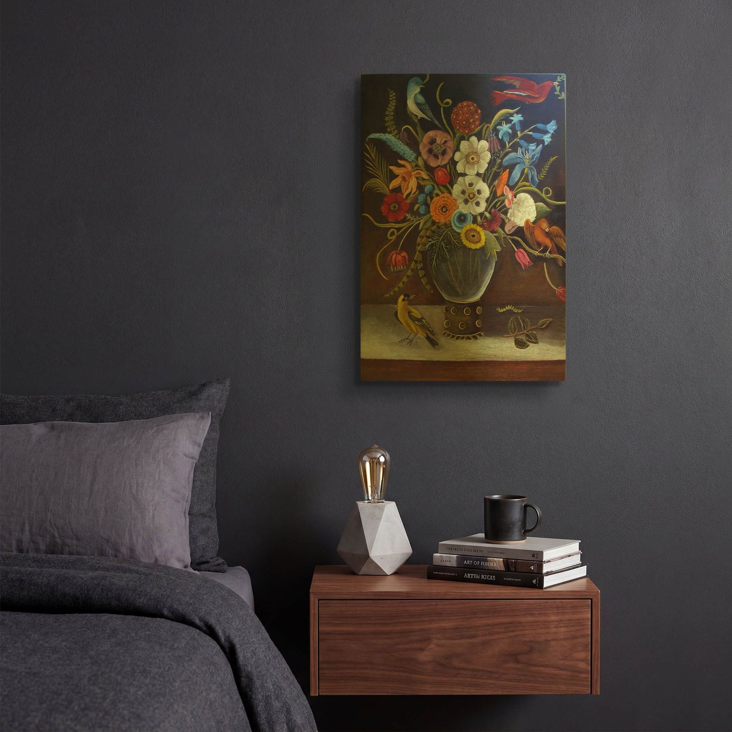 'Be Still Life' By Catherine A Nolin Gold Metal Wall Art