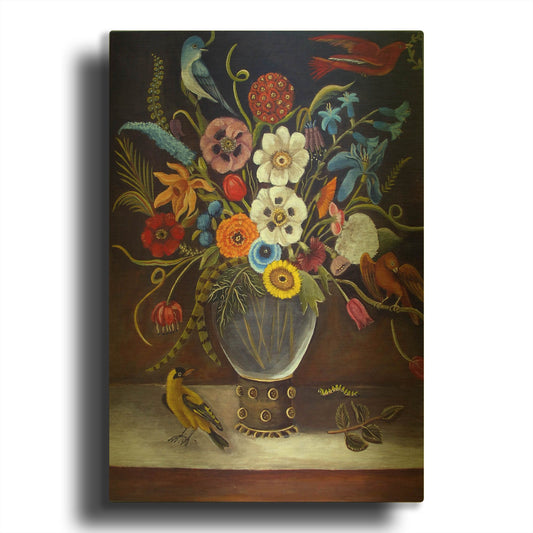'Be Still Life' By Catherine A Nolin Gold Metal Wall Art