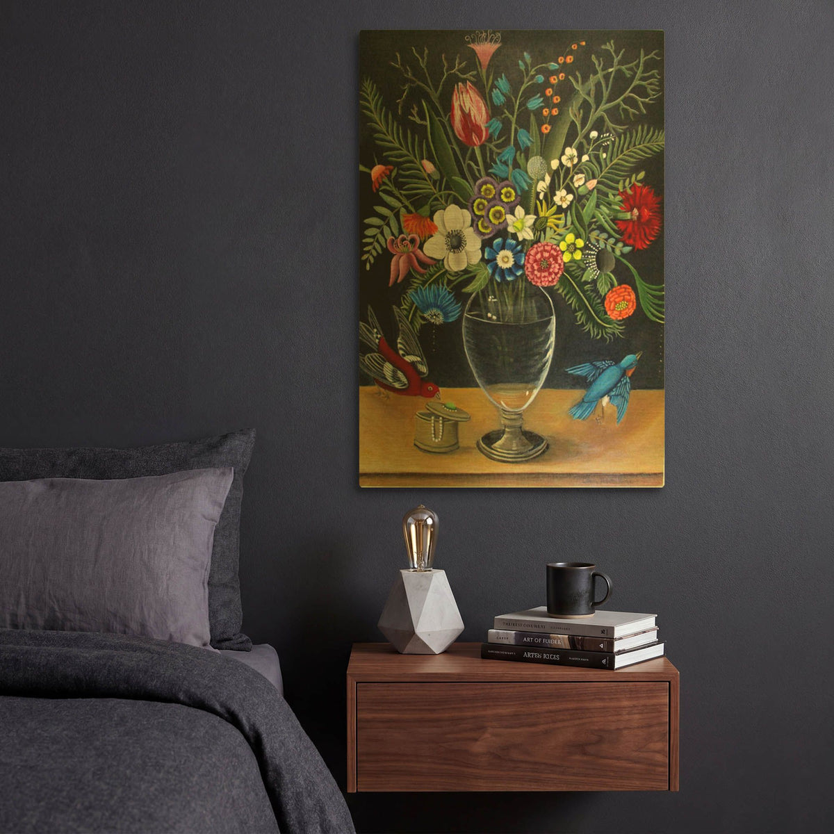 'Best Vase' By Catherine A Nolin Gold Metal Wall Art
