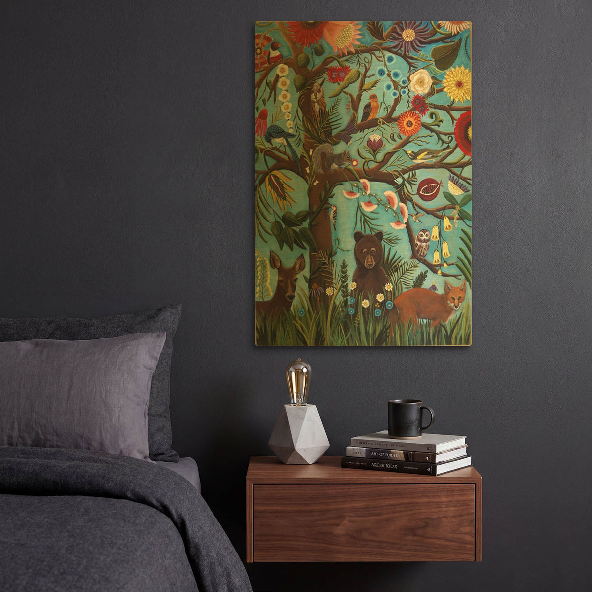 'Tree of Life' By Catherine A Nolin Gold Metal Wall Art