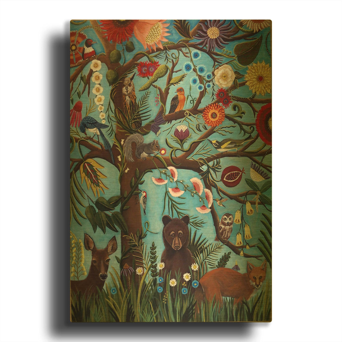 'Tree of Life' By Catherine A Nolin Gold Metal Wall Art