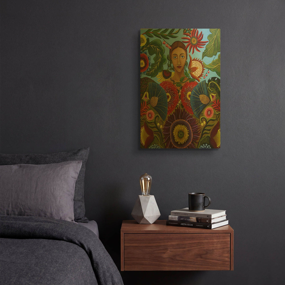 'Gaia' By Catherine A Nolin Gold Metal Wall Art
