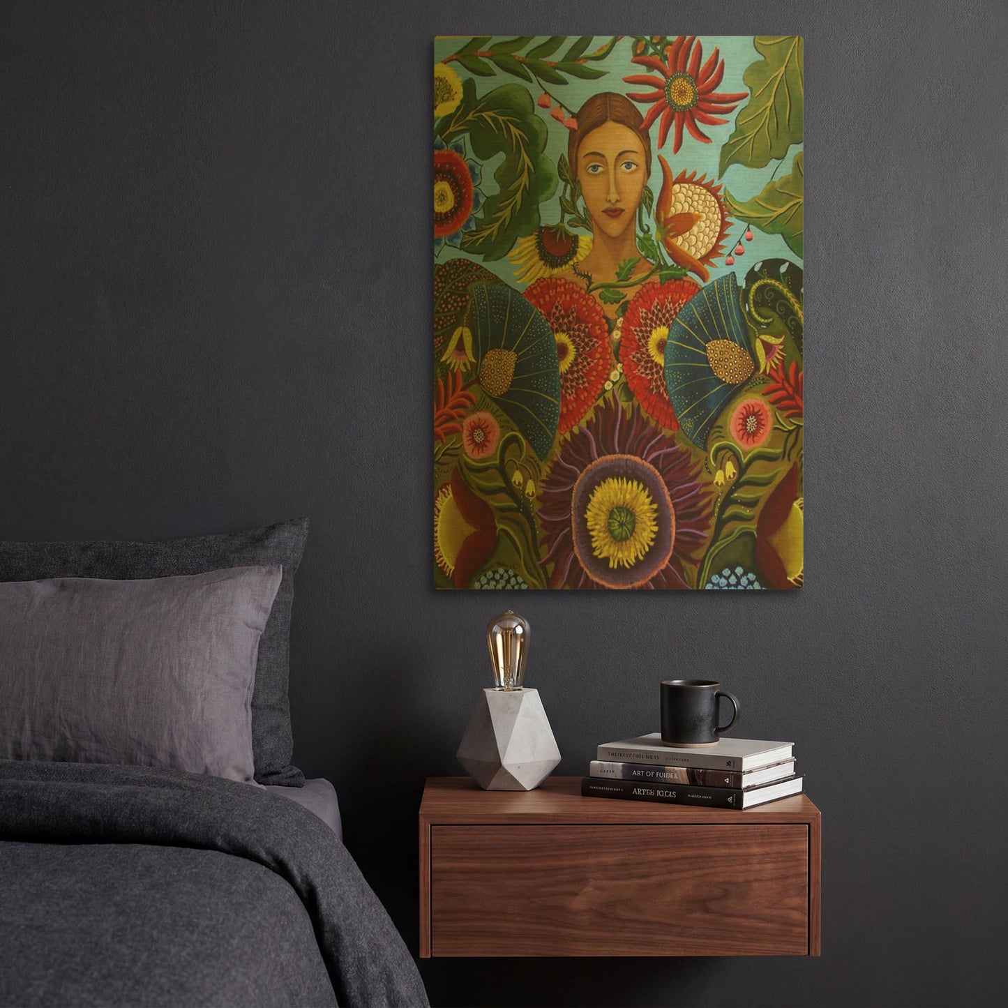 'Gaia' By Catherine A Nolin Gold Metal Wall Art