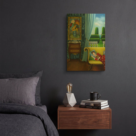 'Family Photo' By Catherine A Nolin Gold Metal Wall Art