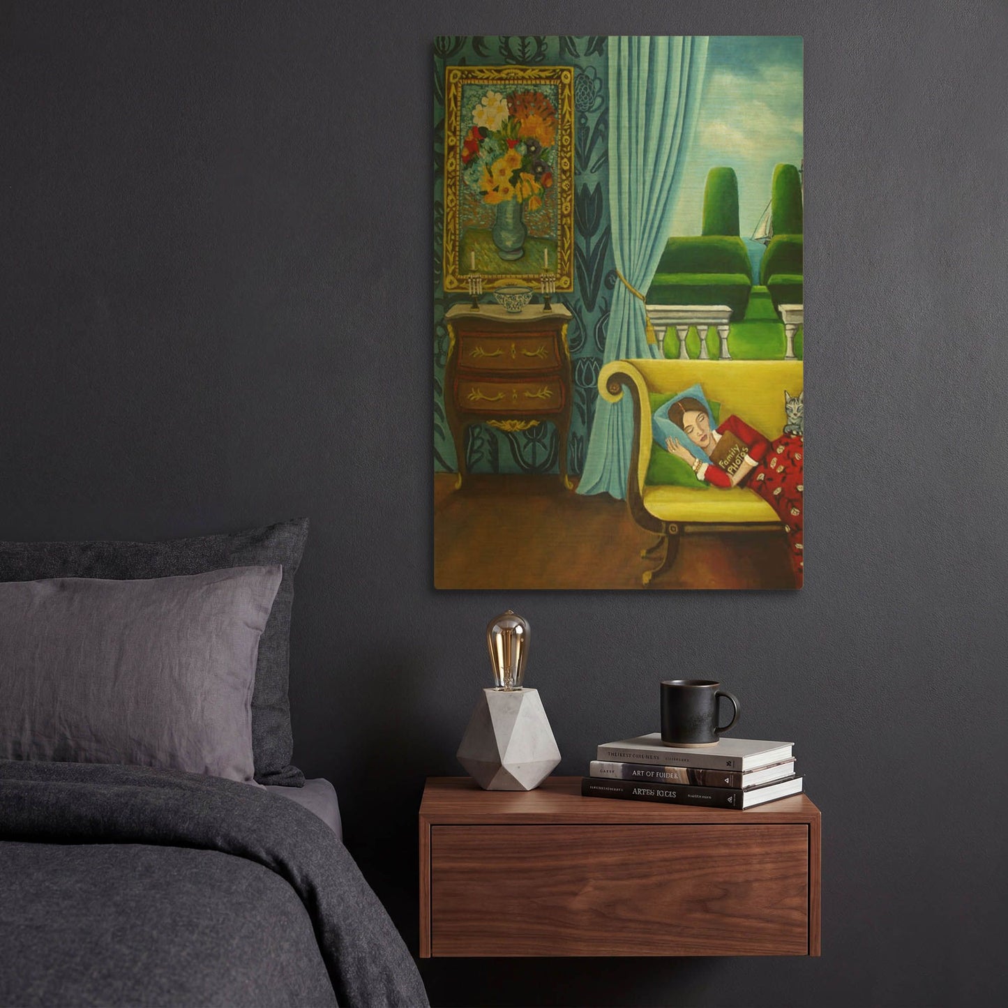 'Family Photo' By Catherine A Nolin Gold Metal Wall Art