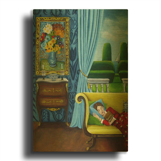 'Family Photo' By Catherine A Nolin Gold Metal Wall Art