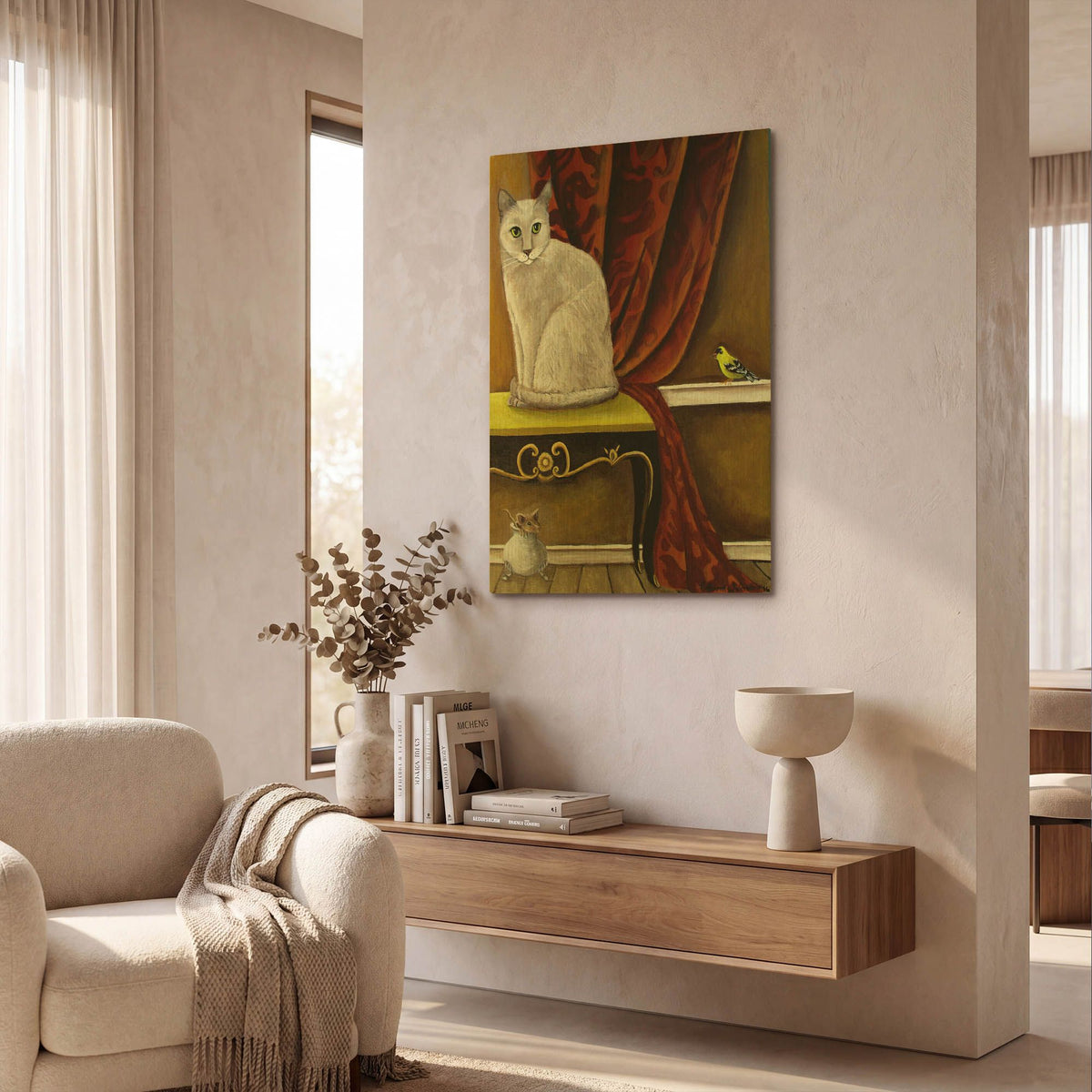 'Three Amigos' By Catherine A Nolin Gold Metal Wall Art