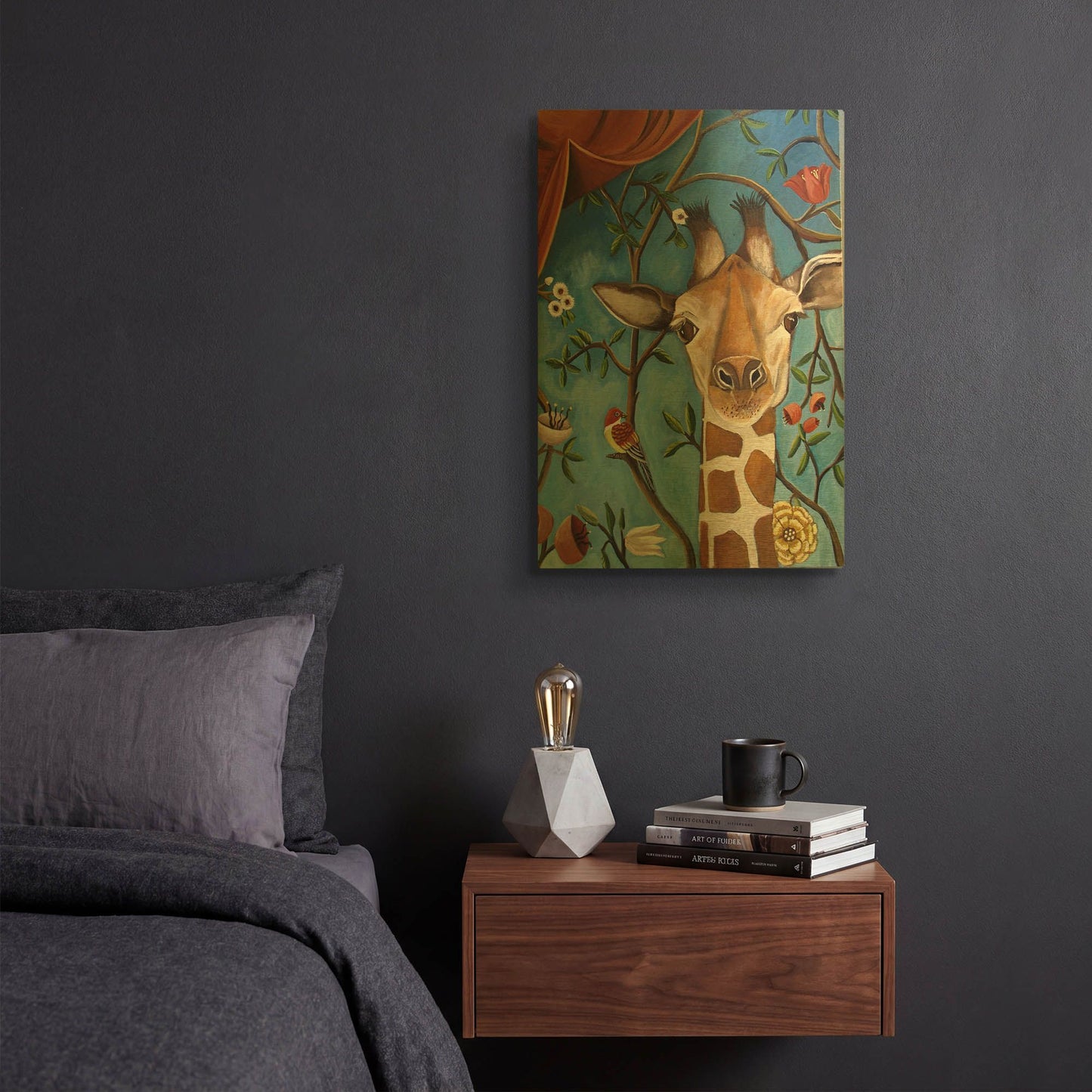 'Face Beyond' By Catherine A Nolin Gold Metal Wall Art