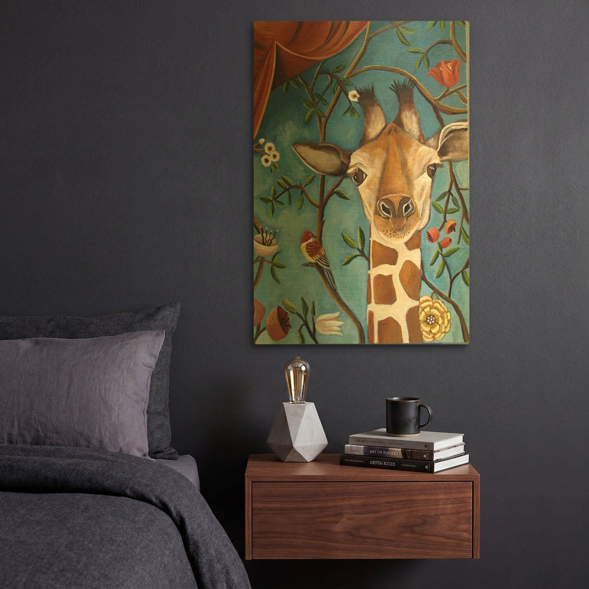 'Face Beyond' By Catherine A Nolin Gold Metal Wall Art
