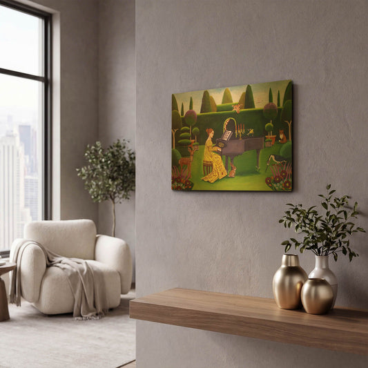 'Summer Sonata' By Catherine A Nolin Gold Metal Wall Art