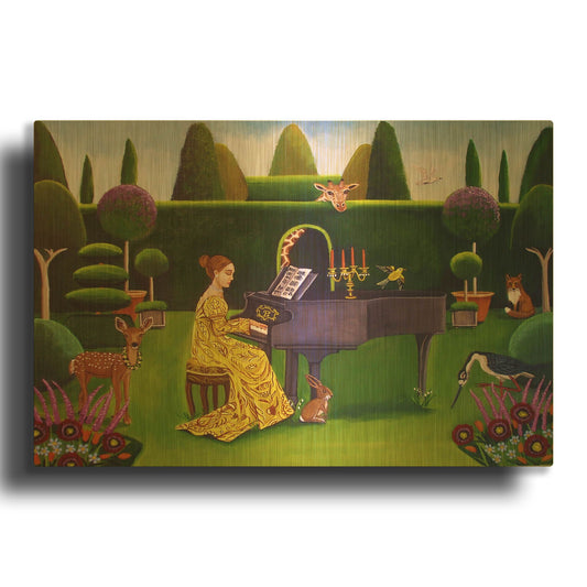 'Summer Sonata' By Catherine A Nolin Gold Metal Wall Art
