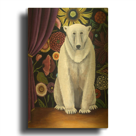 'Curtain Call' By Catherine A Nolin Gold Metal Wall Art