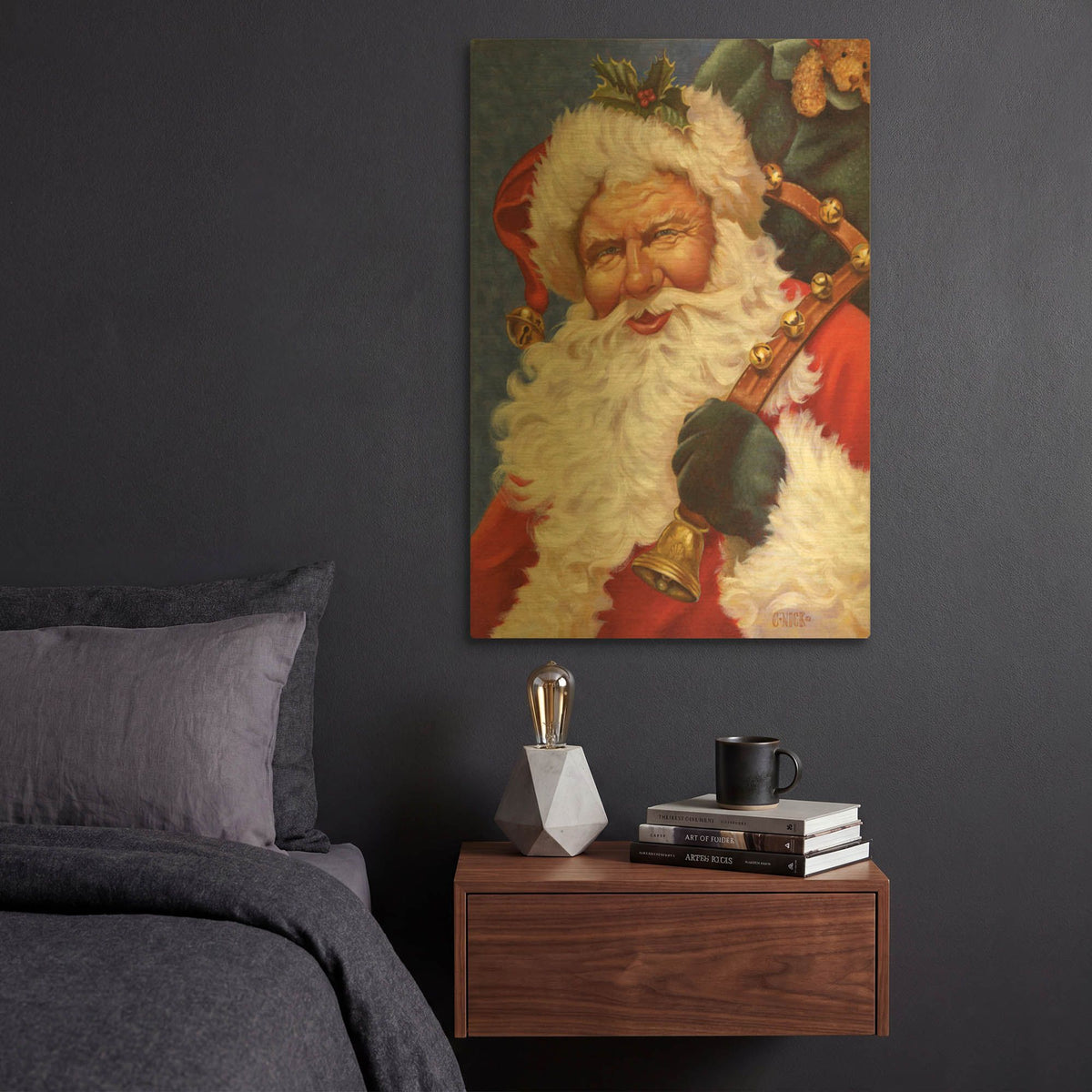 'St. Nick' By Christopher Nick Gold Metal Wall Art