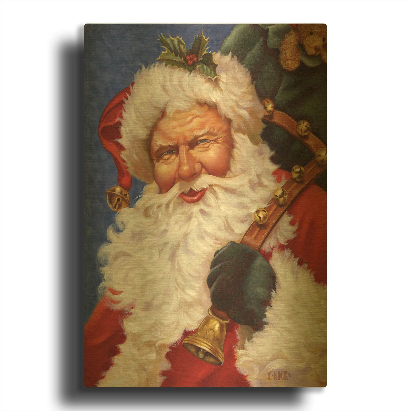 'St. Nick' By Christopher Nick Gold Metal Wall Art