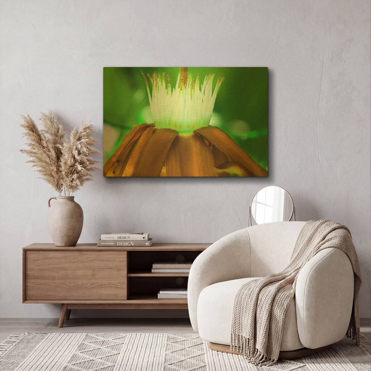 'Golden Water Lilly' By Dana Brett Munach Gold Metal Wall Art