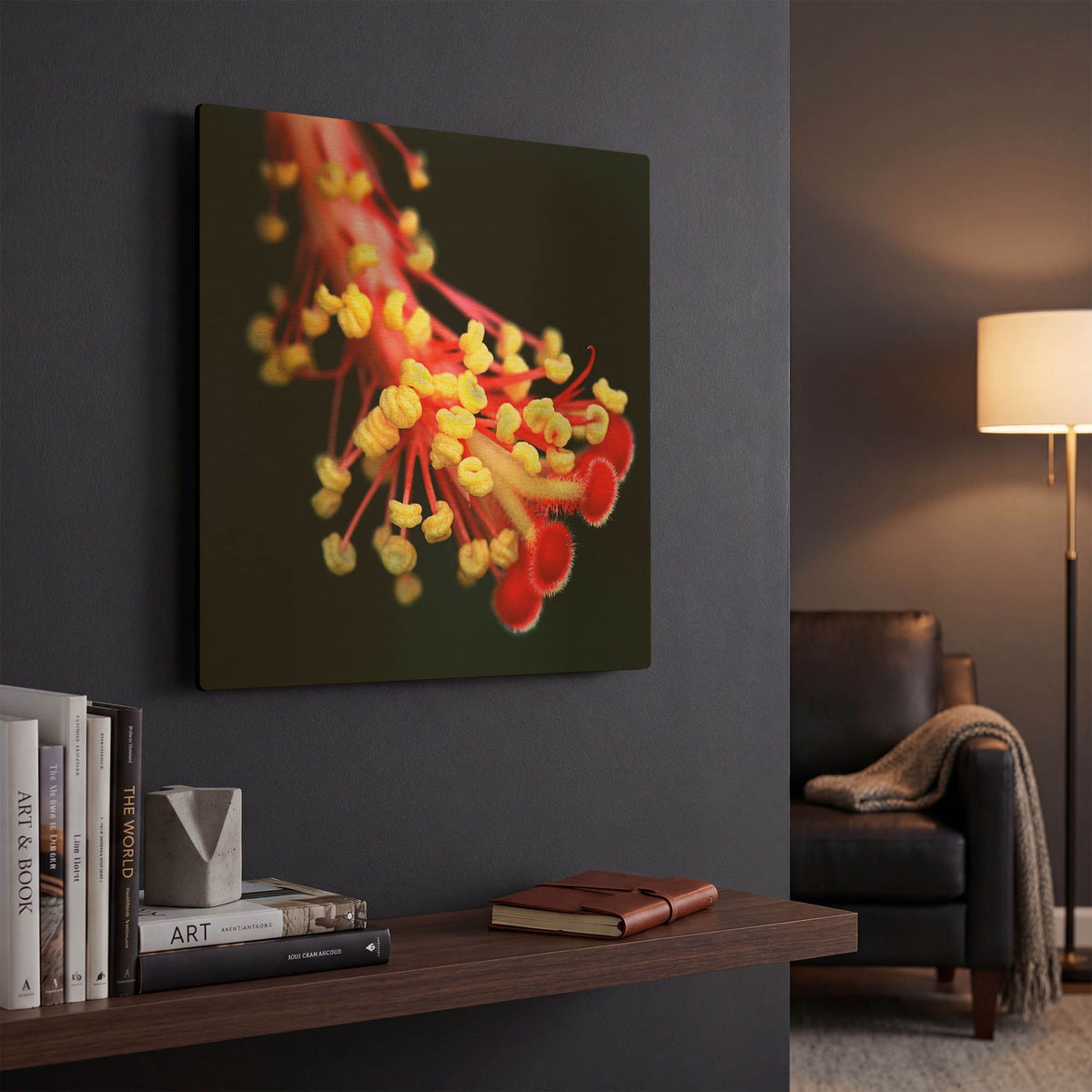 'Pistol' By Dana Brett Munach Gold Metal Wall Art