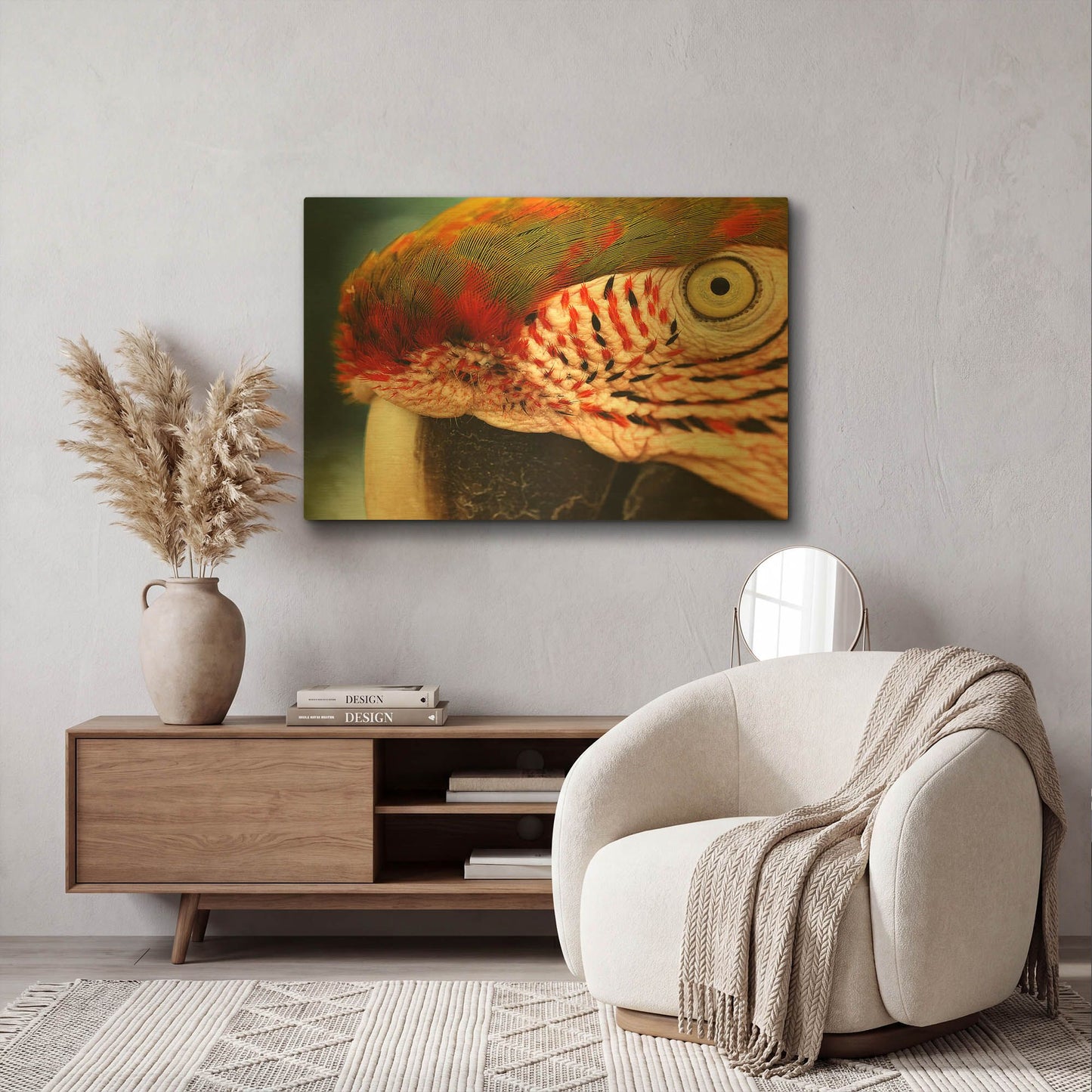 'Polly' By Dana Brett Munach Gold Metal Wall Art