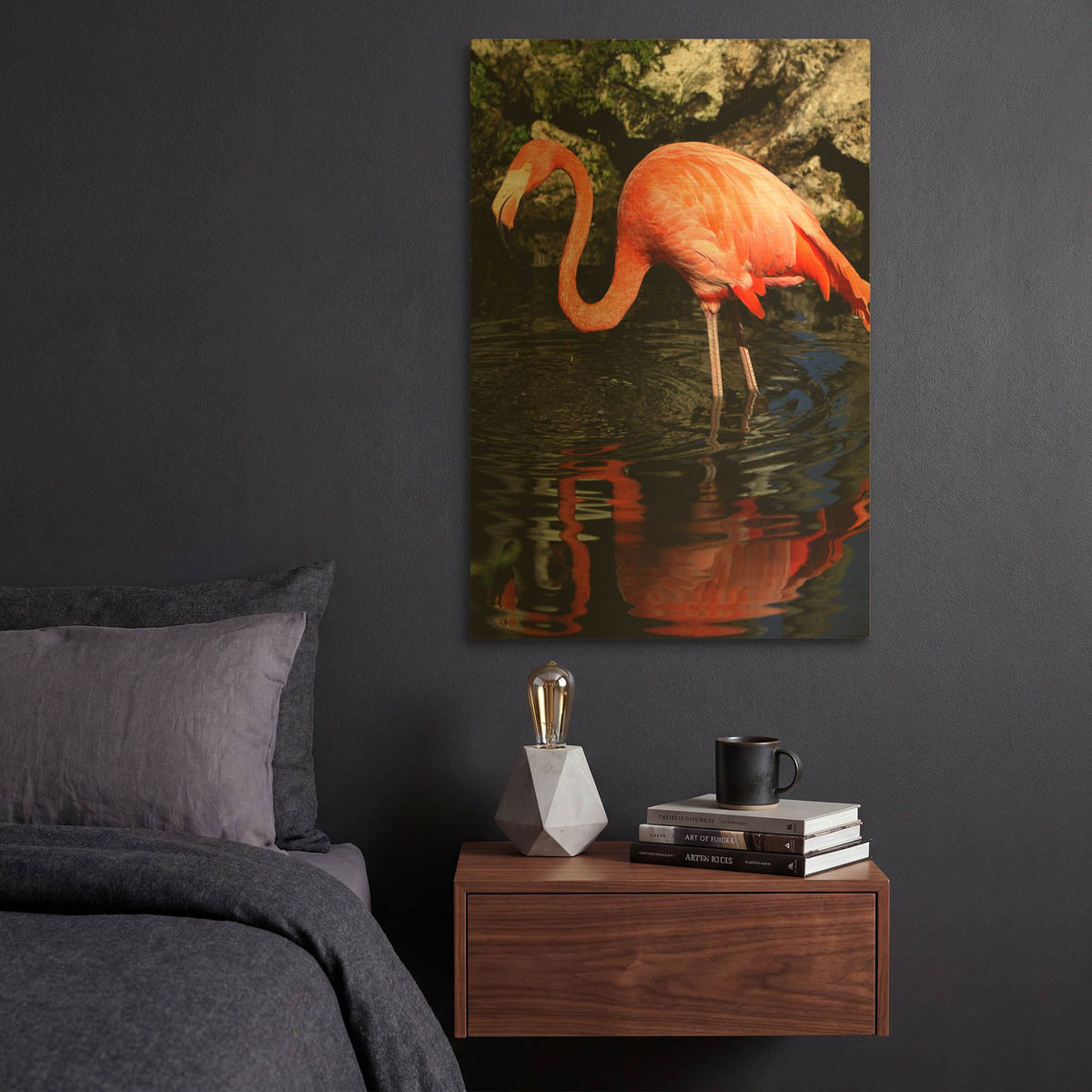 'Reflections' By Dana Brett Munach Gold Metal Wall Art