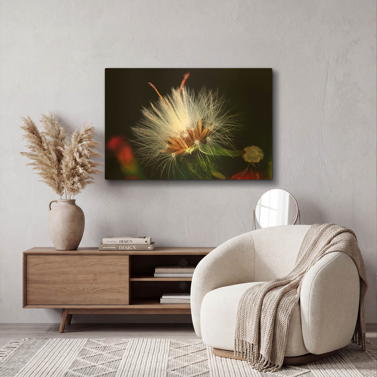 'Snow Flower' By Dana Brett Munach Gold Metal Wall Art